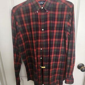Ralph Lauren Plaid Button Down  - Size M